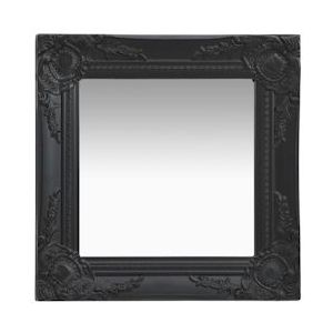 vidaXL Wandspiegel barok stijl 40x40 cm zwart - 320307