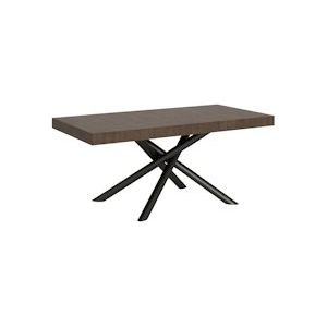 Itamoby Uitschuifbare tafel 90x180/440 cm Famas Antraciet Notenstructuur - 8050598010136