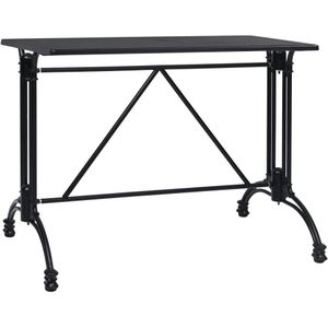 vidaXL Bistrotafelpoot 93x60x72 cm gietaluminium zwart - 325436XL