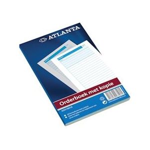 Atlanta by Jalema Orderbook 50 x 2 vel, ft 18,5 x 11 cm, 1 vel carbon - 8710968035915