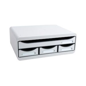 Exacompta 319740D 1x TOOLBOX ladenbox met 4 laden, Office, grijs - grijs Synthetisch materiaal 319740D