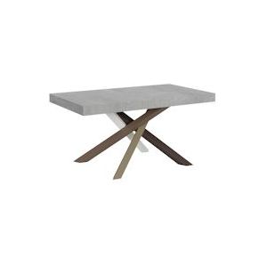 Itamoby Uitschuifbare tafel 90x160/420 cm Volantis Cemento veelkleurige structuur 4/C - VE160TAV4C420-CM