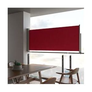 vidaXL Tuinscherm uittrekbaar 100x300 cm rood - rood 48342