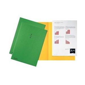 Esselte dossiermap groen, karton van 180 g/m², pak van 100 stuks - 5411313895637
