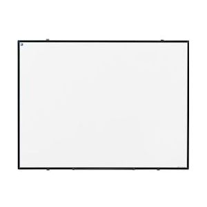 Smit Visual magnetisch whiteboard Softline, emaille, zwart, 90 x 120 cm - blauw Papier 8712752111522