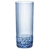Bormioli Rocco America’20S Doos Met 6 Kristalglazen, 40 Cl, Blauw - blauw Glas 8159216