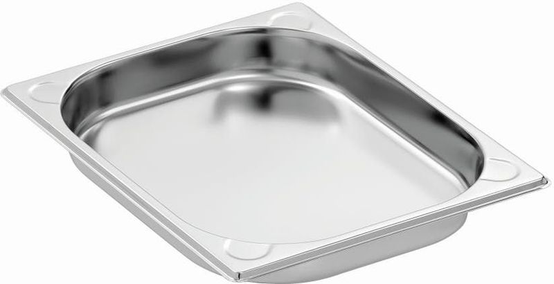 Bartscher - GN Bak 1/2 Basic Line - Bain Marie Pan - Chroomnikkelstaal - Inhoud 2L