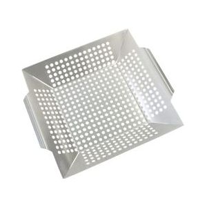 Tarrington House Groente-grillmand, roestvrij staal, 34,9 x 31,1 x 5 cm, zilver - zilver Roestvrij staal 892354