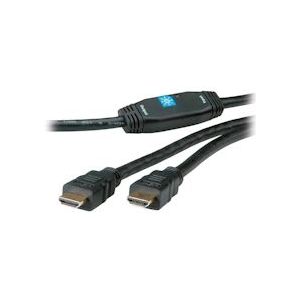 ROLINE HDMI High Speed ​​Kabel, met repeater, 30 m - zwart 14.01.3465