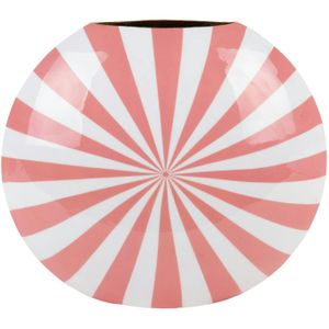 Present Time Vaas Candy Swirl - Roze - 40x11x35cm - 8714302748615