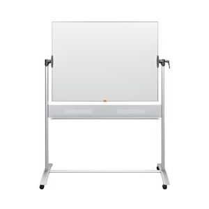 Nobo Mobiel whiteboard van staal met een aluminium, smal frame 1200x900mm - wit 1901029
