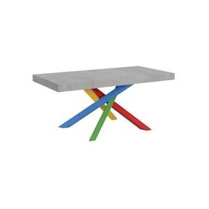 Itamoby Uitschuifbare tafel 90x180/440 cm Volantis Cemento veelkleurige structuur 4/B - 8050598009147