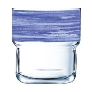 ARCOROC CAMPUS - Set van 6 hoge glazen, 22 cl - transparant Glas N6994