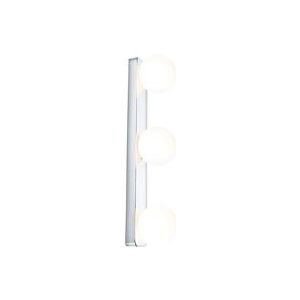 Paulmann Selection Bathroom Wandlamp Gove IP44 G9  230V max. 3x20W dimbaar Chroom#Satijn 71063 - zilver Glas 71063