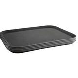 Olympia Kristallon polypropyleen antislip dienblad rechthoekig 38x51cm - zwart C560