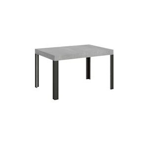 Itamoby Uitschuifbare tafel 90x130/234 cm Cementline Antraciet structuur - VETALIN130ALL-CM-AN