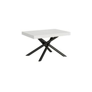 Itamoby Uitschuifbare tafel 90x120/224 cm Famas antraciet witte essenstructuur - 8058994304101