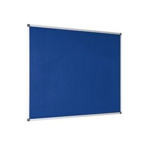 Bi-Office Maya Blauw Viltbord Met Aluminium Omlijsting, 90x60 cm - blauw Weefsel FA0543170