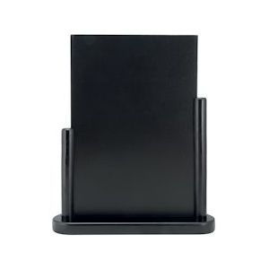 Securit® Elegant A4 Tafelkrijtbord Met Beukenhout In Zwart 21x30 cm|0,5 kg - zwart ELE-BL-LA