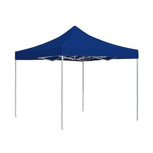 vidaXL Partytent professioneel inklapbaar 3x3 m aluminium blauw - 45482