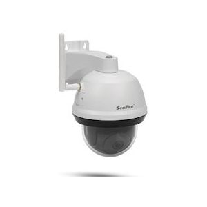 SecuFirst CAM214WSD128 Dome Camera Wit met 128GB opslag , IP Camera draaibaar en kantelbaar voor buitengebruik - CAM214WSD128