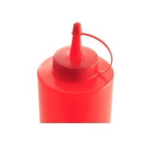 Hendi Dispenser flacon rood 20 cl PE dop PP 50x185 mm - Synthetisch materiaal 558010