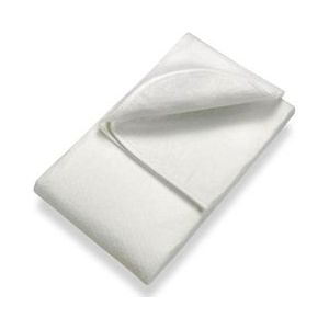 Sleezzz Basic naaldvilt matrasbodem 100 x 200 cm, matrasbeschermer voor op de lattenbodem, wit - wit 10504002010300