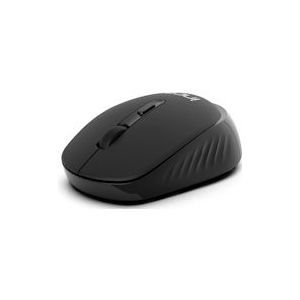 Draadloze muis Muis, 2,4 GHz draadloos, ergonomische automatische slaapmodus, 800-1600 DPI Zwart - zwart INCA-116