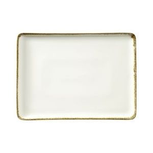 METRO Professional Plat bord Ateo, porselein, 23 x 17 cm, rechthoekig, beige - beige Porselein 4894264986448