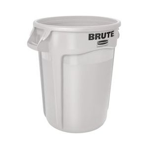 Rubbermaid Ronde Brute container - 121,1 ltr - wit - wit Kunststof 76014136