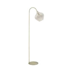 Light & Living Vloerlamp Rakel - Antiek Brons - 45x28x160cm - bruin Glas 8717807303211