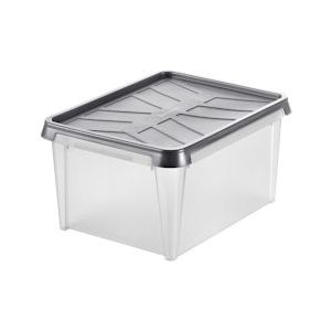 Smartstore Dry Box 15 l, grijs, transparant - grijs Synthetisch materiaal 817866