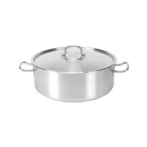 Kookpan RVS | 1,5 liter | Met deksel |Ø16x7,5(h)cm - EMG-720025