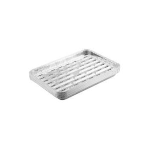 Tarrington House Lekbak / grillschaal, aluminium, 22 x 34 cm, zilver, 10 stuks - zilver Aluminium 836069