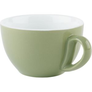 APS - 16007 - Cappuccino Kop - Groen - Ø 10,5 cm, Hoogte 6,5 cm, Inhoud 300 ml