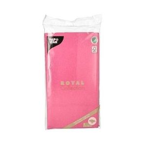 PAPSTAR, Tafelkleed, Tissue "ROYAL Collection" 120 cm x 180 cm fuchsia - roze Papier 4002911839874