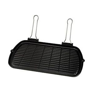 Ilsa maxi gietijzeren grillpan Dietella, zwart, 27x50 cm - Gietijzer 2258600