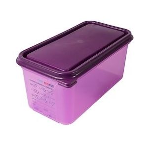 Araven GN container, allergeen - paars Polypropyleen, kunststof 5543/150