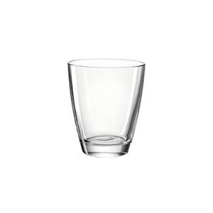 Montana Fiori Grande ovale glazen vaas - 17 cm - transparant Glas 17389