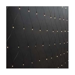 Nedis Decoratieve Net Verlichting - Warm Wit - 160 LED's - 2 x 1 m - Licht effecten: 7 - Binnen  &  Buiten - Netvoeding - 5412810407354
