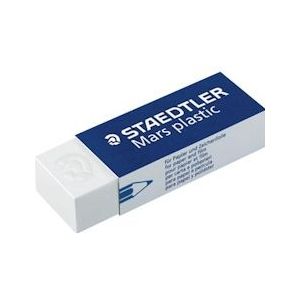 Staedtler gum Mars Plastic, doos van 20 stuks - blauw Papier 4007817524503