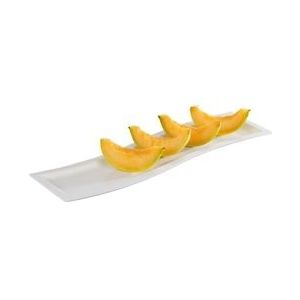 APS GN 2/4 tray -SINUS- 53 x 16,2 cm, H: 2 cm - wit Synthetisch materiaal 84231