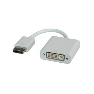 ROLINE DisplayPort/DVI Adapter, DP Male - DVI Female - grijs 12.03.3133