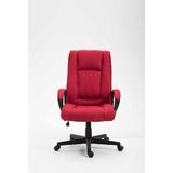 CLP Bureaustoel XL Sparta Stof rood - rood Textiel 192342005