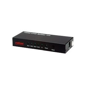 ROLINE 4K HDMI Video-Splitter, 4-voudig - 14.01.3586