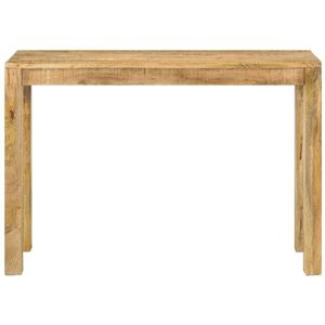 vidaXL Wandtafel 110x35x76 cm ruw mangohout - 337270XL