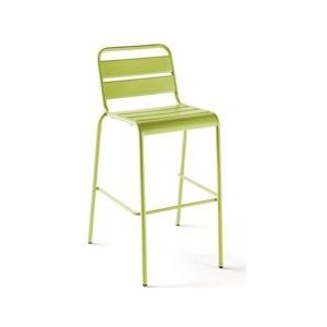 Oviala Business Kinderstoel van groen metaal - groen Staal 106497