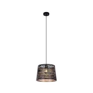 Globo Lighting Globo Hanglamp metaal zwart, 1x E27 - zwart Metaal 15314S