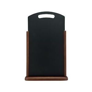Securit® Xl-Handvat Tafelkrijtbord In Donkerbruin  35x53 cm|1 kg - bruin Massief hout TT-DB-XL