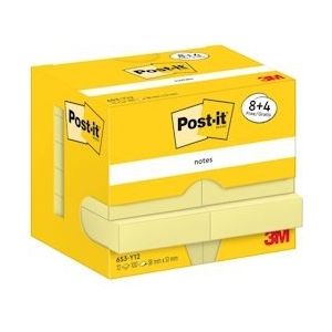 Post-It Notes, 100 vel, ft 38 x 51 mm, geel - 4064035065881
